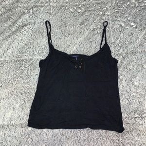 ✨3 for 20✨AERO Black Cami Front Tie Detail